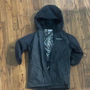 Columbia Kids Black ski jacket
